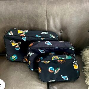 Coach Stylish Black Travel Bag Set